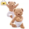 Free sample lovely yogi bear soft plush toy with wire inside of the body