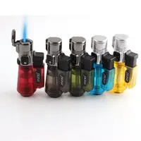 

YX hummingbird factory direct outdoor essential transparent wind inflatable lighter wholesale straight gas lighter