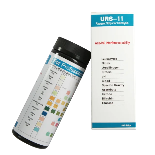 Ce Iso 11 Parameters Professional Clinical Urinalysis Strips Urs11 Buy Urine Dipsticks