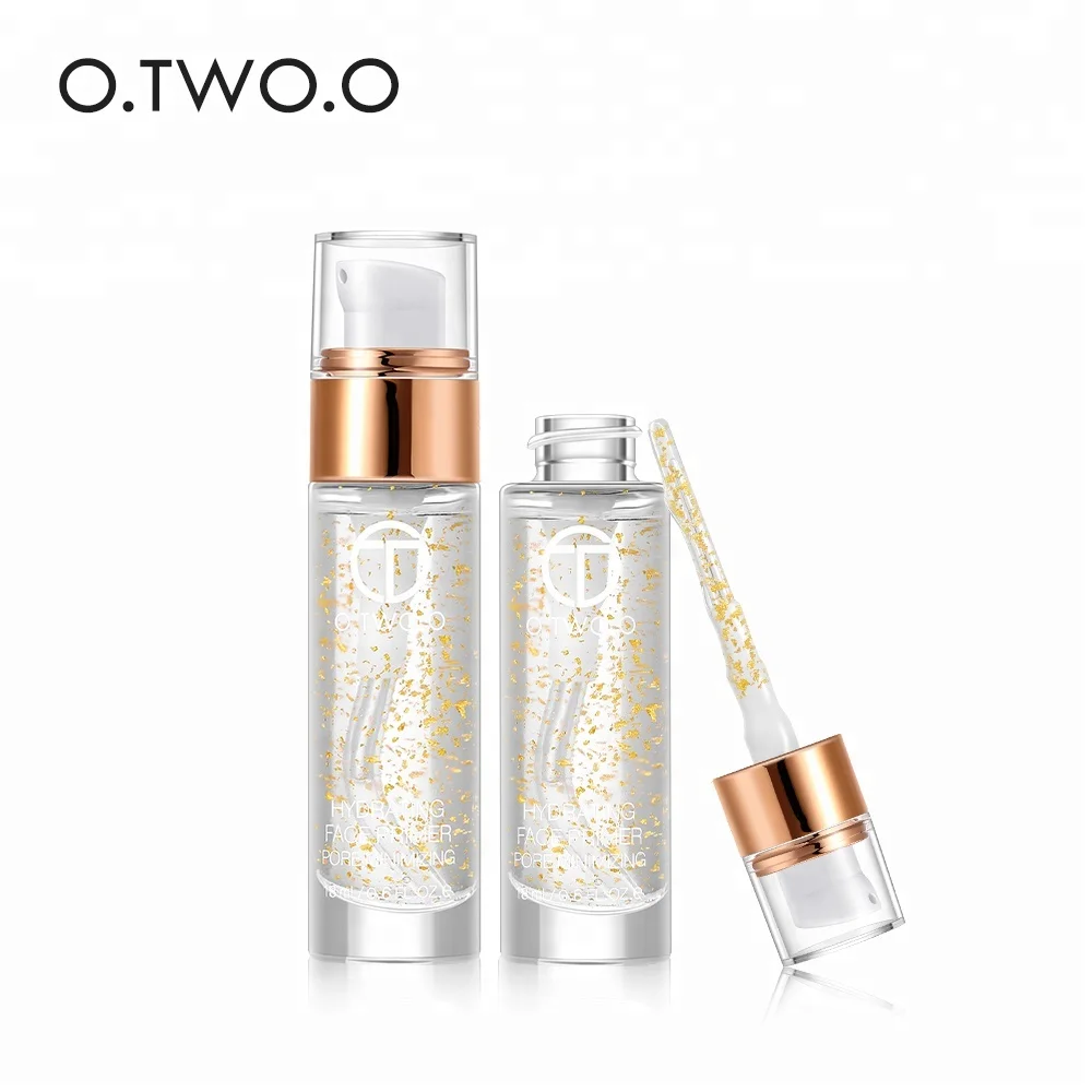 

O.TWO.O Brand 2018 New Gold Foil Moisturizing Makeup Base Brighten Skin Face Primer