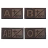 A B AB O POS NEG + - SWAT tactical Military Blood Type Group Patch Army Morale Badge Armband Emblem Appliques