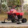 walmart kids Snowmobile two way steel rubber tracks snow bike ski scooter