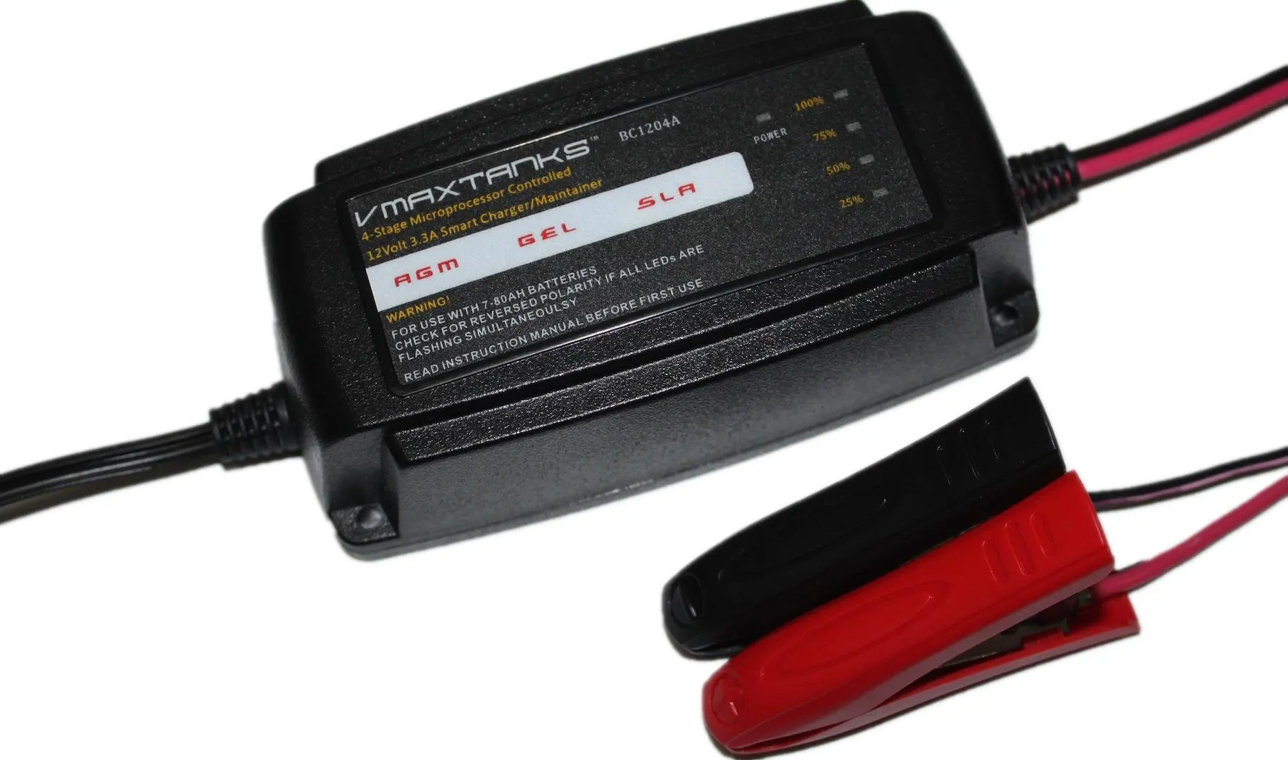 Buy MotoMaster Nautilus Battery Charger with Microprocessor, 12V, 2A