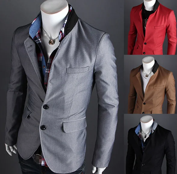 2017 Autumn New Suit Man Suit Fashion Suit Men's Clothing Coats - Buy ...