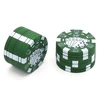 3 Layers Poker Chip Style Herb Herbal Tobacco Grinder Weed Grinders Smoking Pipe Accessories E0299