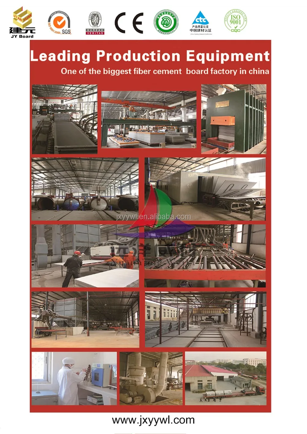 Calcium silicate board width=