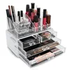 Customized transparent Acrylic makeup/cosmetics storage/displayer box with drawers