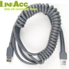 USB Cable Coiled 15ft for Symbol Barcode Scanner LS2208 ls7708 ls9208 ls7808 NEW