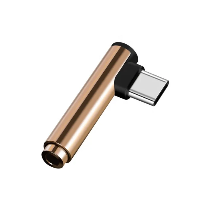 

90 degree usb 31 type c to 35mm audio adapter, White;black