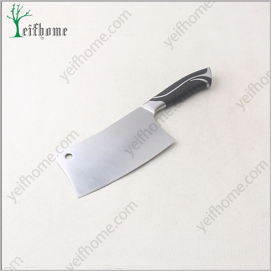 Top quality Chinese style kitchen cleaver knife blade with hole