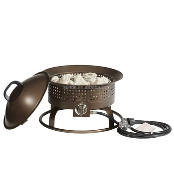 Csa Ce Approved Bronze Portable Gas Fire Pit