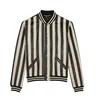 OEM & ODM custom mens autumn winter fashion zipper bomber jacket