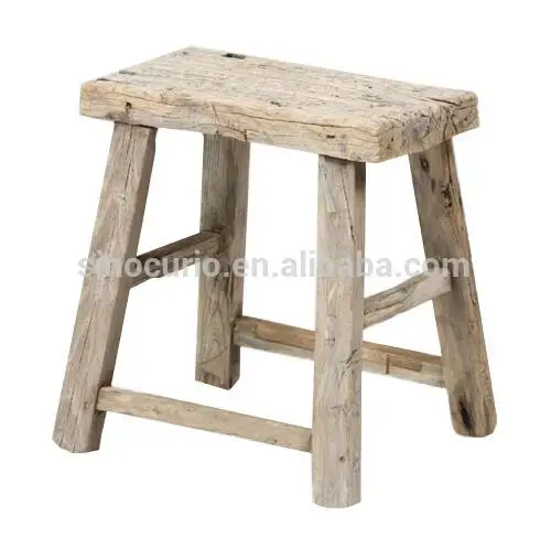 Chinese antique vintage furniture rustic recycle wood children stool baby stool kids stool