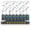 U-8 OK-1B HM-1500 Eight Channels Headset Wireless Mic System for Teaching or Aerobic Classes with Bodypack