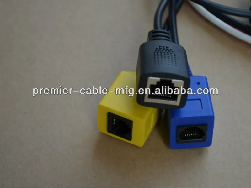 Rj11 Rj12 4 Wire Adsl Telephone 6p4c Male To Female Extension Cable 2m