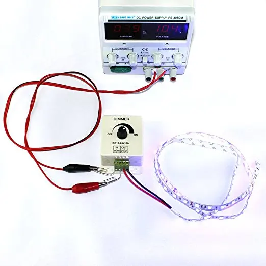 New Dimming Controller For Single Color LED Light, 12V 8A Adjustable Brightness Light Switch Dimmer Controller with factory prx