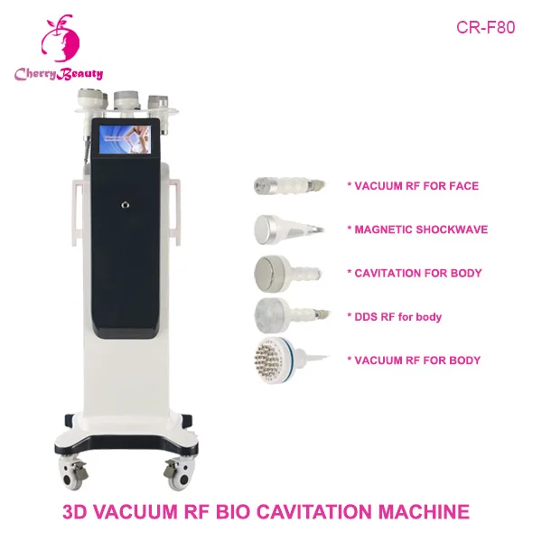 

F80 6 in 1 ultrasonic liposuction 40kHz focused ultrasound cavitation effect 40k cavitation vacuum rf DDS body slimming machine