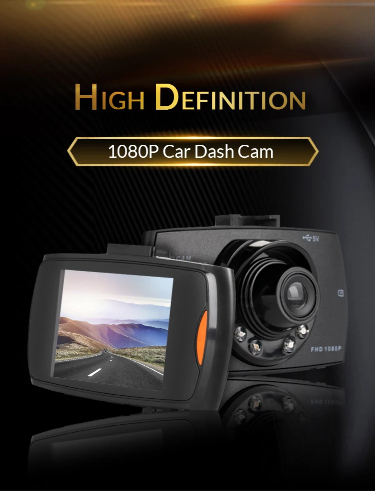 Amazon Hot Sale 2.7 Inch Camera Recording Hd 1080P Car Camera Dash Cam With 170 Wide Angle