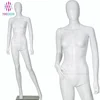 Faceless window display standing female mannequin