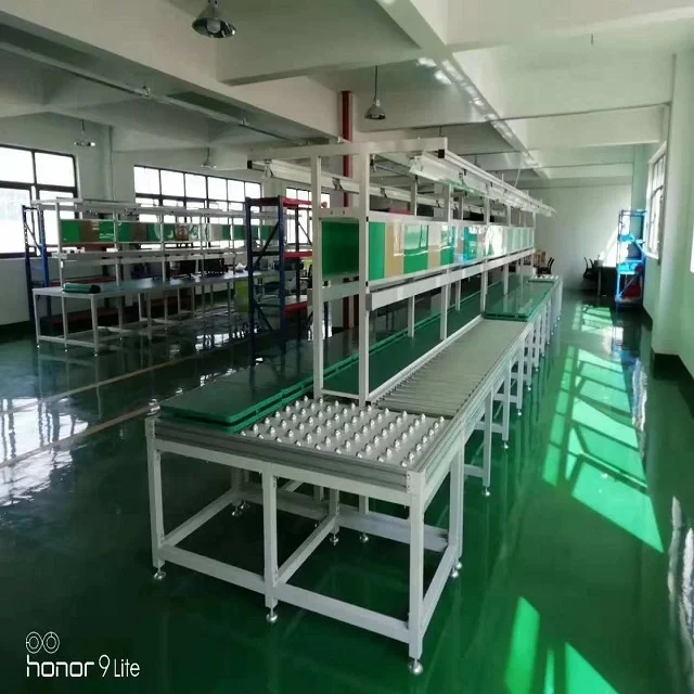 
ESD electronic automated assembly line workbench 