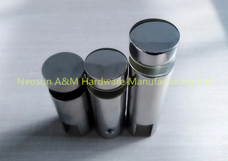 New products matt black stainless steel glass standoff.jpg