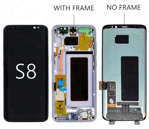 

100% Original Work S8 LCD Screen For Samsung S8 Plus G950 G955 Lcd with frame Display Touch Screen Digitizer Assembly Phone