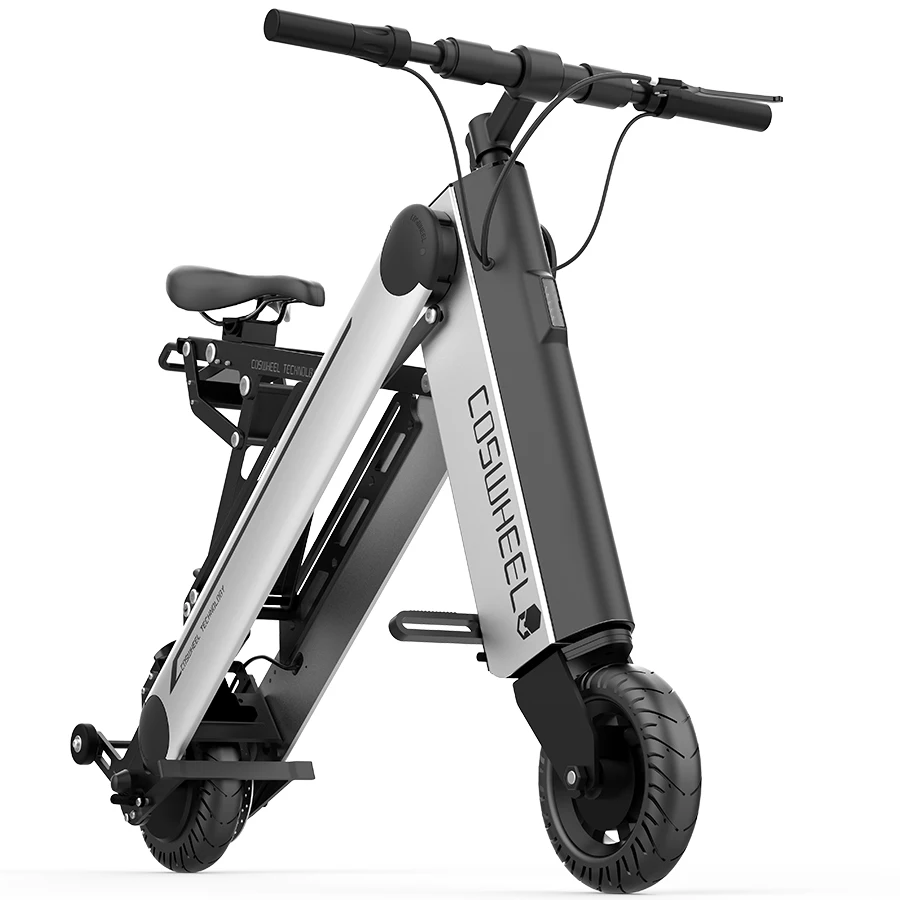 

Coswheel Scooters Electrica Adult, Red Dot Award 2016 Winner, 8 inch 11.6Ah 350W Lightweight Folding Electric+Bicycle