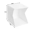 20/30/40 cm Folding Photo Studio Kit Box with LED Light with 2 Colors Backdrops Portable Photo Studio