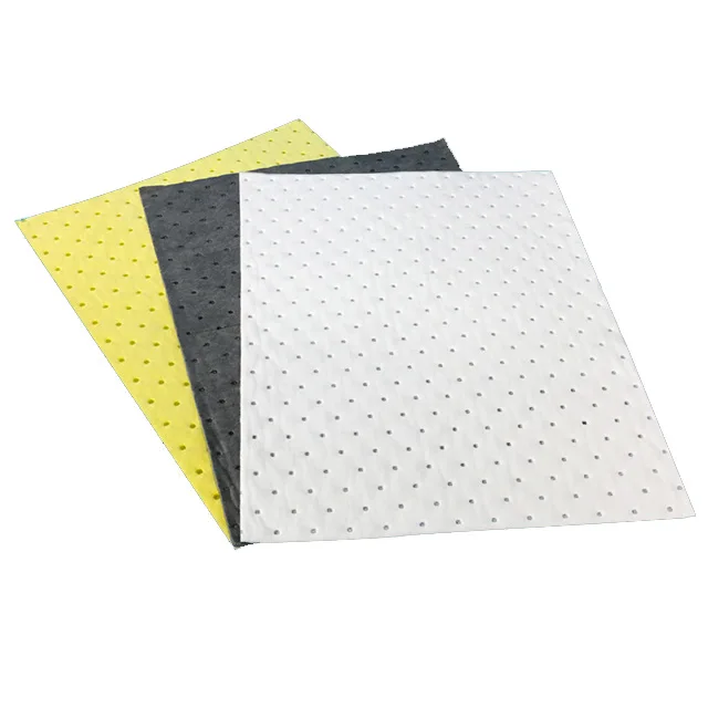 Oil absorbent sheets for oil clean up