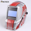 High-quality auto darking welding helmet with carbon fiber and speed glass