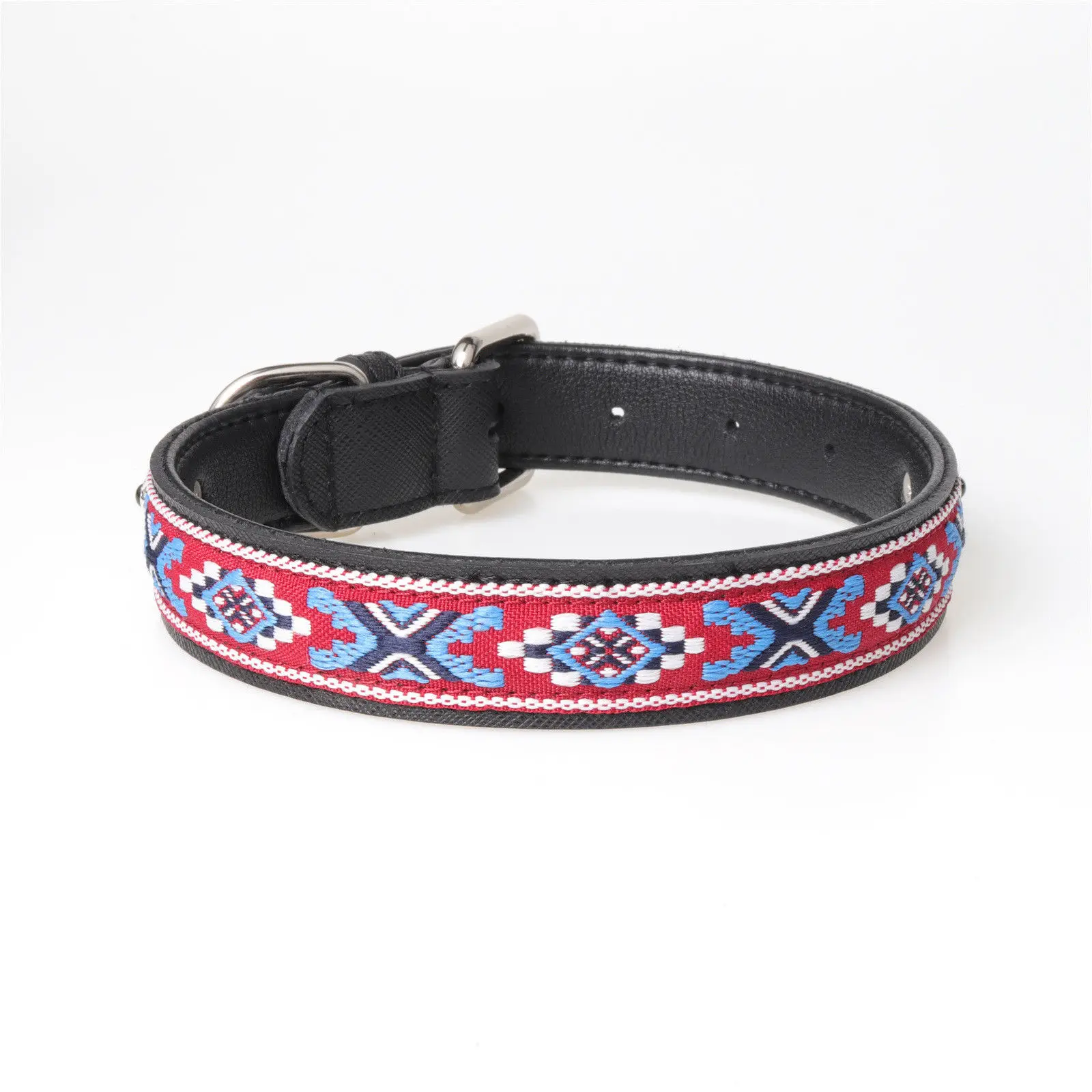 native american leather dog collars