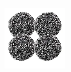 Image of Sponges Scouring Pads 20PCS Stainless Steel Cleaning Metal Scrubber Ball Kitchen Brush Dish Cleaning Tools Dropshipping