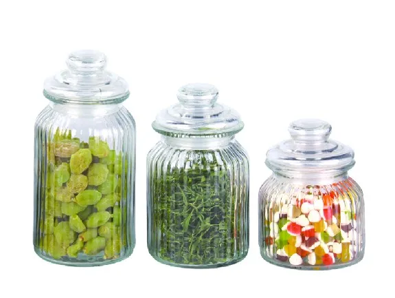 Honey, Milk, Jams, Spices Glass Mini Airtight Candy Jars Food Storage Canister Favor Jars with Lids
