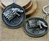 Game of Thrones Shield Round Coin Metal Keychain Pendant Key Chain Chaveiro Key Ring
