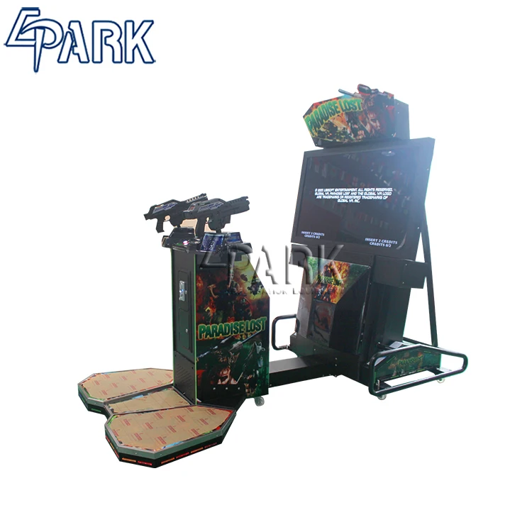 

play area indoor for children used EPARK arcade shooing gun coin collector coin mech arcade game machine