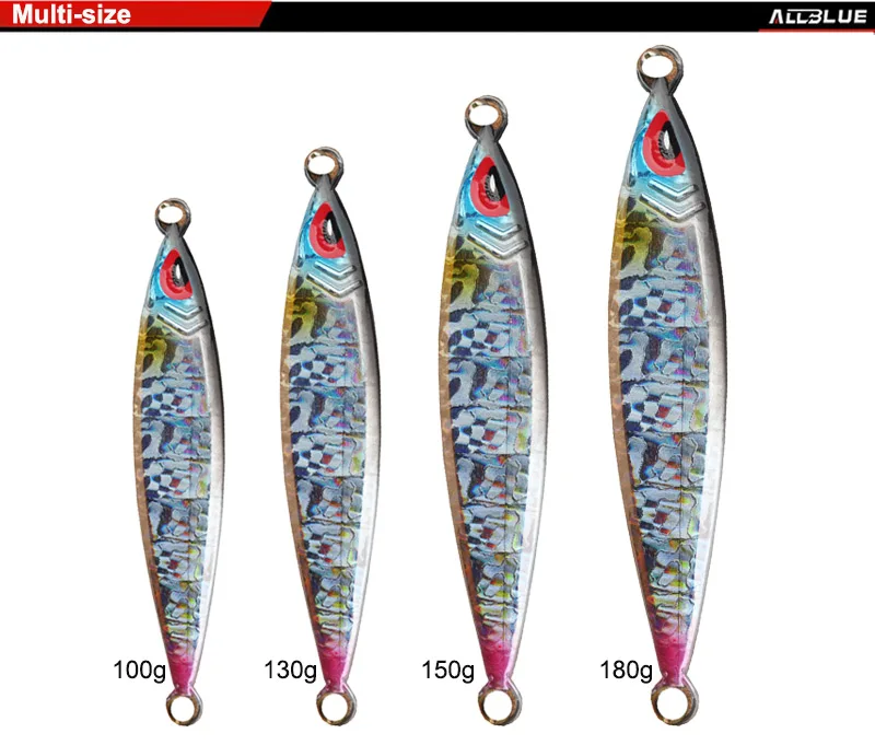 Discount Fishing Gear Flat Fall Jigs Fishing Bait Casting Saltwater