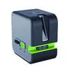 ismart laser Green beam Horizontal/Vertical and Cross line laser level Self-Leveling with 18650 Rechargeable 1200MA battery