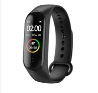 

2019 Cheapest M4 smart watch Bracelet PK m2 m3 Heart rate monitor 0.96 Inch OEM fitness tracker wristband smartwatch mi band 4