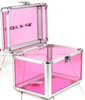 Wholesale Acrylic Aluminum Frame CD Storage Box Transparent Case