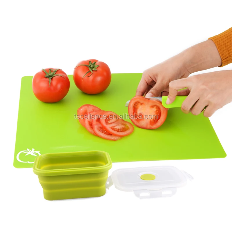 

BPA Free Flexible PP Cutting Board Set Plastic Chopping Board Manufacturer, Red, yellow, blue, green