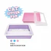 Durable PP Plastic Cat Litter Box For Sale