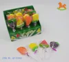 Funny fruity shape colorful sweet lollipop hard candy 2017