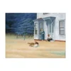 Free Shipping Edward Hopper Giclee Canvas Print Paintings Poster Reproduction Fine Art Wall Decor(Cape Cod Evening)