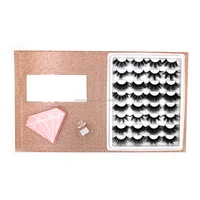 

Beautyqueen 4 Pairs 10Pairs 16Pairs Top 3D 100% Mink Soft Long Thick Makeup Eye Lashes False Eyelashes eyelashes Book