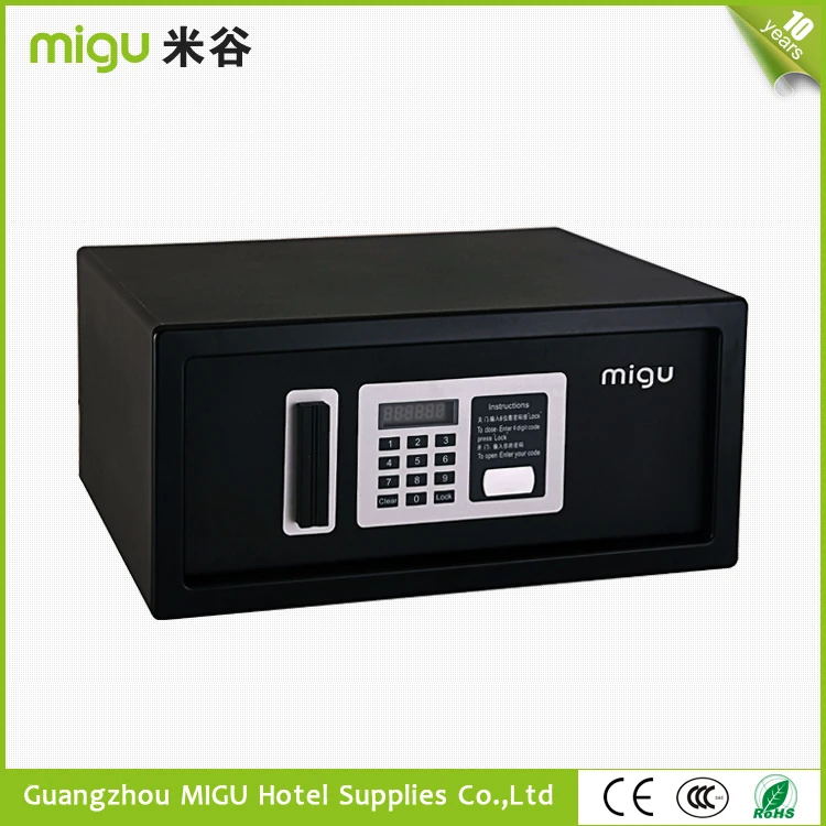 Hotel Guest Room Safety Box With Audit Trail Laptop Size Hotel Safety