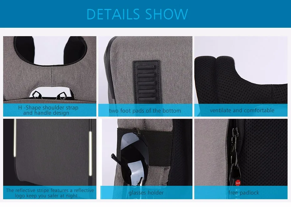 2017 Tigernu Anti-thief USB charging 15.6inch Business laptop backpack for women Men Backpack school backpack Bag Male Mochila