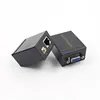 One Pair 60M VGA Extender Female To Lan Cat5 Cat5e RJ45 Ethernet Female Adapter Amplifier VGA Extender
