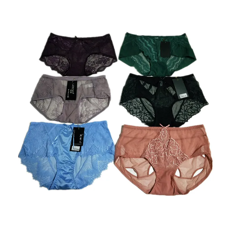 mixed designs sexy transparent ladies underwear panties