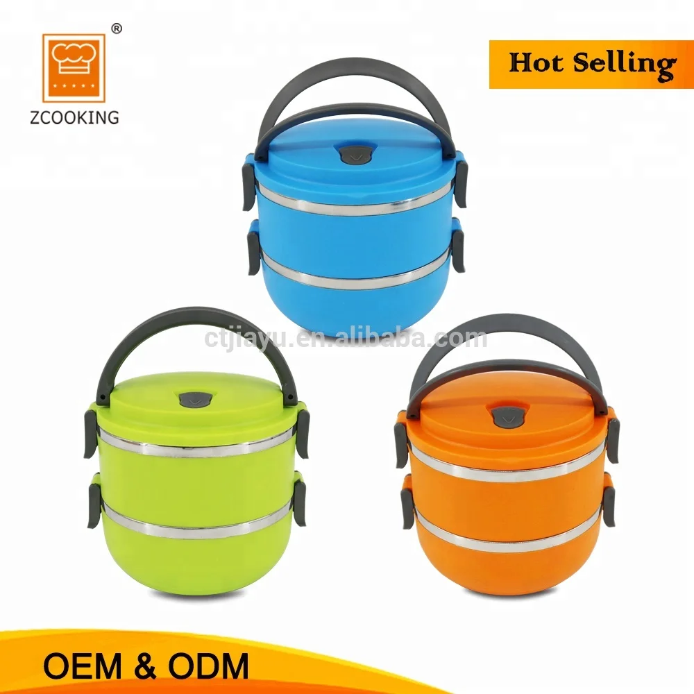 

2 Layer Stainless Steel Bento Tiffin lunch Box For Kids