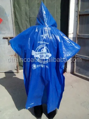Reusable Type and PE Emergency  poncho raincoat for beach poncho adult.jpg